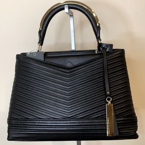 Vince Camuto BLU Paille Black Satchel - NWT